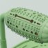 Pet Puzzle Slow Feeder Toys Silicone Food Tray 3 Heights Adjustable Interactive Roller For Cats Dogs green 55 x 32 x 34cm
