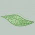 Pet Puzzle Slow Feeder Toys Silicone Food Tray 3 Heights Adjustable Interactive Roller For Cats Dogs green 55 x 32 x 34cm