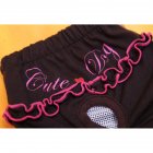 Pet Safety pants Lace Physiological Menstrual Hygiene Pants Brown S