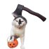 Pet Scary Headgear Cosplay Prank Prop for Halloween Cats Dogs scissors S