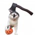 Pet Scary Headgear Cosplay Prank Prop for Halloween Cats Dogs scissors S