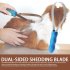 Pet Shedding Blade Dual sided Ergonomic Design Horse Hair Brush Pet Grooming Tool