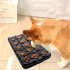 Pet Silicone Snuffle Mat Slow Feeder Lick Mat Cat Supplies Encourages Natural Foraging Skill For Slow Down Eating medium blue