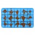Pet Silicone Snuffle Mat Slow Feeder Lick Mat Cat Supplies Encourages Natural Foraging Skill For Slow Down Eating medium purple