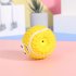 Pet Smile Latex Ball Sounding Toy Squeak Ball Teeth Cleaning Toy Pets Interactive Play Supplies Yellow 8cm