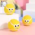 Pet Smile Latex Ball Sounding Toy Squeak Ball Teeth Cleaning Toy Pets Interactive Play Supplies Yellow 8cm