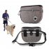 Pet Snack Bag Oxford Outdoor Training Portable Treat Pouch For Dog gray