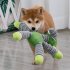 Pet Soft Plush Toy Animals Shape Bite resistant Sound Squeaky Toys Interactive Supplies For Teeth Cleaning pink pig