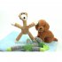 Pet Soft Plush Toy Animals Shape Bite resistant Sound Squeaky Toys Interactive Supplies For Teeth Cleaning pink pig