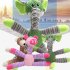 Pet Soft Plush Toy Animals Shape Bite resistant Sound Squeaky Toys Interactive Supplies For Teeth Cleaning pink pig