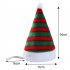 Pet Striped Christmas Hat Multicolor Cat Dog Dress Up Headwear Pet Supplies for Xmas Party Decor red and black plaid