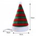 Pet Striped Christmas Hat Multicolor Cat Dog Dress Up Headwear Pet Supplies for Xmas Party Decor red and green Polka dot