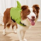Pet Swimming Suit Swimwear Lightweight Quick-drying Shark Fin Dog Life Jacket Life Vest Clothes green S