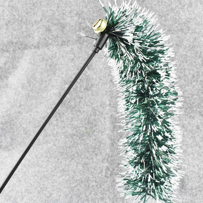 Pet Teaser Stick with Bells Bite-resistant Fishing Pole Wand Catcher Exerciser