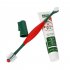 Pet Toothpaste Toothbrush Set Reduce Tartar 360 Degree Tooth Cleaning Products Pet Grooming Supplies Beef Flavor  Set 