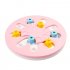 Pet Training Puzzle Slow Food Bowl Leaking Food Reward Dog Game Disc Board Funny Biting Dog Interactive Toy 28   28   5cm blue