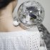 Pet Transparent Head Protective Space Ball Breathable Anti bite Anti Licking Cute Cat Ear Design Recovery Helmet large transparent