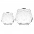 Pet Transparent Head Protective Space Ball Breathable Anti bite Anti Licking Cute Cat Ear Design Recovery Helmet large transparent