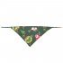 Pet Triangle Shaped Towel Christmas Xmas Puppy Saliva Towel Cat Dog Collar Style 2 red