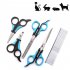 Pet  Trimming  Kit Stainless Steel Variety Combs Scissors Pet Grooming Supplies Trim set