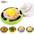 Pet Turntable Ball Track Interactive Toy Slow Feeding Training Snuffling Toy for Cats green 30 30 12CM