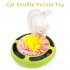 Pet Turntable Ball Track Interactive Toy Slow Feeding Training Snuffling Toy for Cats brown 30 30 12CM