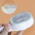 Pet Ultraviolet Sterilizing Comb Usb Rechargeable Cat Dog Automatic Hair Removal Brush Gray Edge