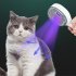 Pet Ultraviolet Sterilizing Comb Usb Rechargeable Cat Dog Automatic Hair Removal Brush Gray Edge