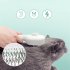 Pet Ultraviolet Sterilizing Comb Usb Rechargeable Cat Dog Automatic Hair Removal Brush Gray Edge