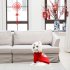 Pet Warm Coat Solid Color Dress Up Clothes Pet Supplies Photo Props For Small Medium Dogs Cats S  bust 35 back length 25cm 