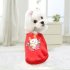Pet Warm Coat Solid Color Dress Up Clothes Pet Supplies Photo Props For Small Medium Dogs Cats M  bust 40 back length 30cm 