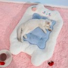 Pet Warm Sleeping Pad Floor Mat Soft Comfortable Breathable Bed with Pillow