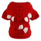 Pet Warm Sweater Multisize Bow Tie Design Stylish Casual Vest