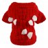 Pet Warm Sweater Multisize Bow Tie Design Stylish Casual Vest New Year Festive Clothes Medium