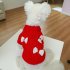 Pet Warm Sweater Multisize Bow Tie Design Stylish Casual Vest New Year Festive Clothes Medium