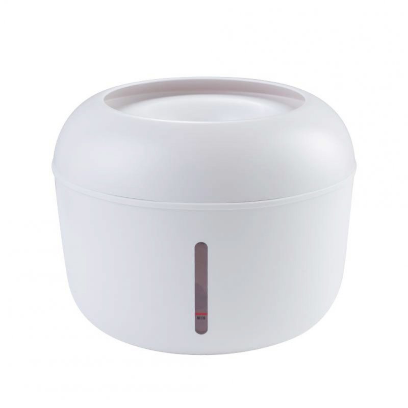 Pet Water Dispenser Circulating Water Source Spring Type Non-wet Mouth Water Basin Cat and Dog Bowl white