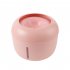 Pet Water Dispenser Circulating Water Source Spring Type Non wet Mouth Water Basin Cat and Dog Bowl Pink