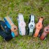 Pets Anti Lost Collar Locator Set Compatible for iOS System Breathable Battery Powered Find Device Black
