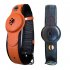 Pets Anti Lost Collar Locator Set Compatible for iOS System Breathable Battery Powered Find Device Black