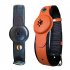 Pets Anti Lost Collar Locator Set Compatible for iOS System Breathable Battery Powered Find Device Black