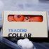 Pets Anti Lost Collar Locator Set Compatible for iOS System Breathable Battery Powered Find Device Black