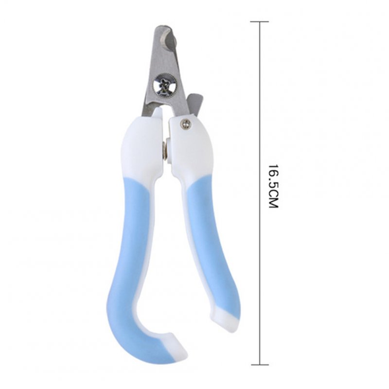 Pets  Nail  Clipper  Set With File Baffle For Dogs Cats Efficient Labor-saving Spring Design High Hardness Grooming Tool Pets Supplies Card case large with file