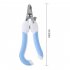 Pets  Nail  Clipper  Set With File Baffle For Dogs Cats Efficient Labor saving Spring Design High Hardness Grooming Tool Pets Supplies Card case large with file