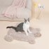 Pets Sleeping Mat With Non Slip Bottom Ultra Soft Cute Sheep Shape Plush Mat For Small Middle Large Dogs Cats milk color