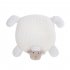 Pets Sleeping Mat With Non Slip Bottom Ultra Soft Cute Sheep Shape Plush Mat For Small Middle Large Dogs Cats milk tea color
