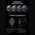 Pg666 C21 Smart Watch Heart Rate Blood Pressure Monitor Bluetooth Call Outdoor Sports Smartwatch Black