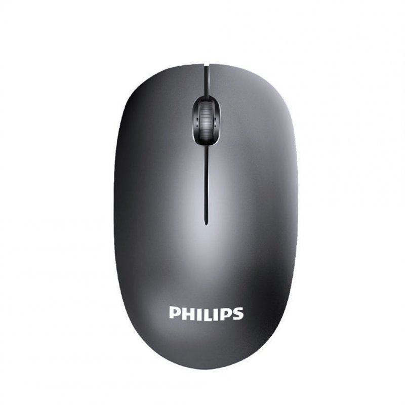 Philips Wireless Mouse 1600dpi 7221 Power Saving Portable Mouse Universal Black