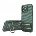 Phone Case Antislip Protective Cover Scratch Resistant Protective Skin With Stand Compatible For IPhone 15 15 Pro paint green IP15PRO MAX  magnetic suction 