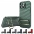 Phone Case Antislip Protective Cover Scratch Resistant Protective Skin With Stand Compatible For IPhone 15 15 Pro paint green IP15PRO MAX  magnetic suction 
