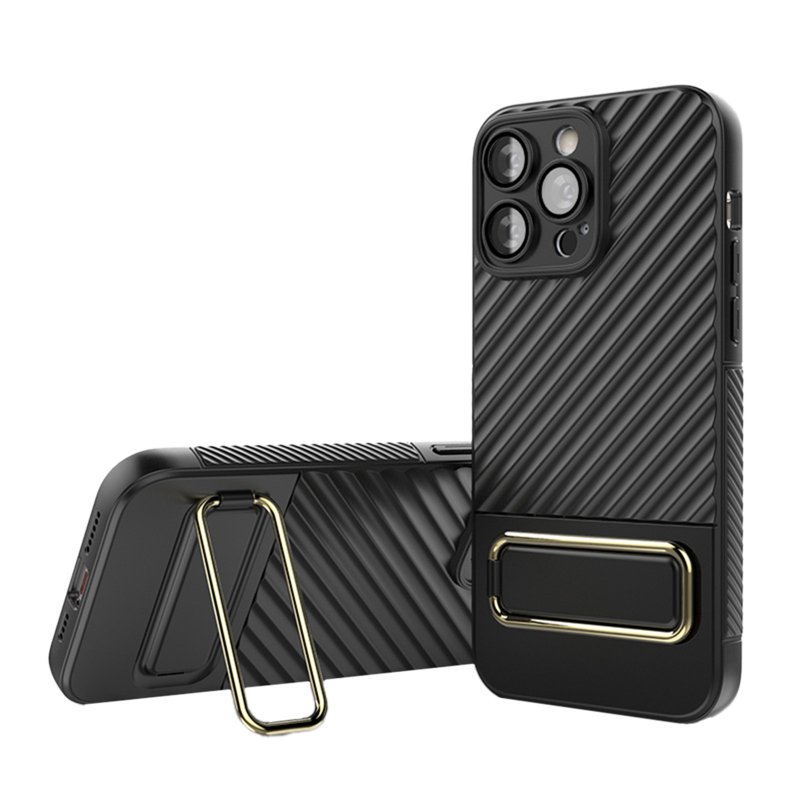 Phone Case Antislip Protective Cover Scratch-Resistant Protective Skin With Stand